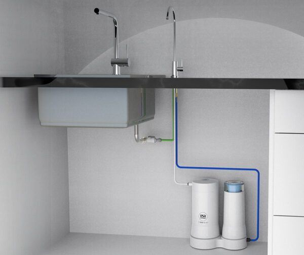 El Purificador de Agua PSA S 1000-2, con certificaciones y avales internacionales, te garantiza agua pura y segura hasta por 80.000 litros, respaldado por 3 años de garantía real.