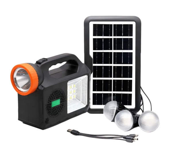 LINTERNA CON PANEL SOLAR